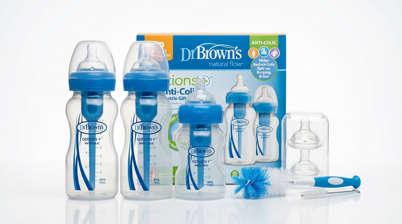 Dr. Brown's Natural Flow Options+ 奶瓶 - 專家推薦防脹氣